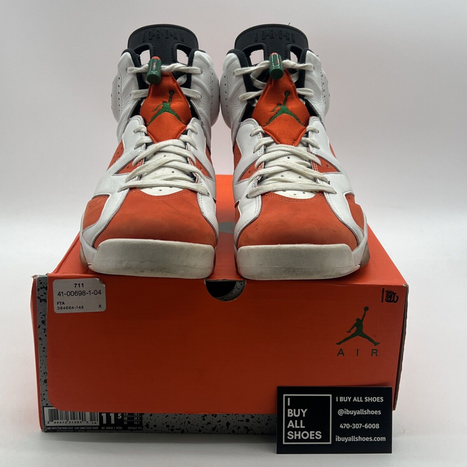 Size 11.5 - Air Jordan 6 Retro Gatorade (384664-145)