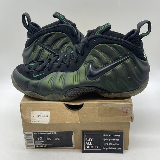Size 10 - Nike Air Foamposite Pro Pine Green (624041-301)