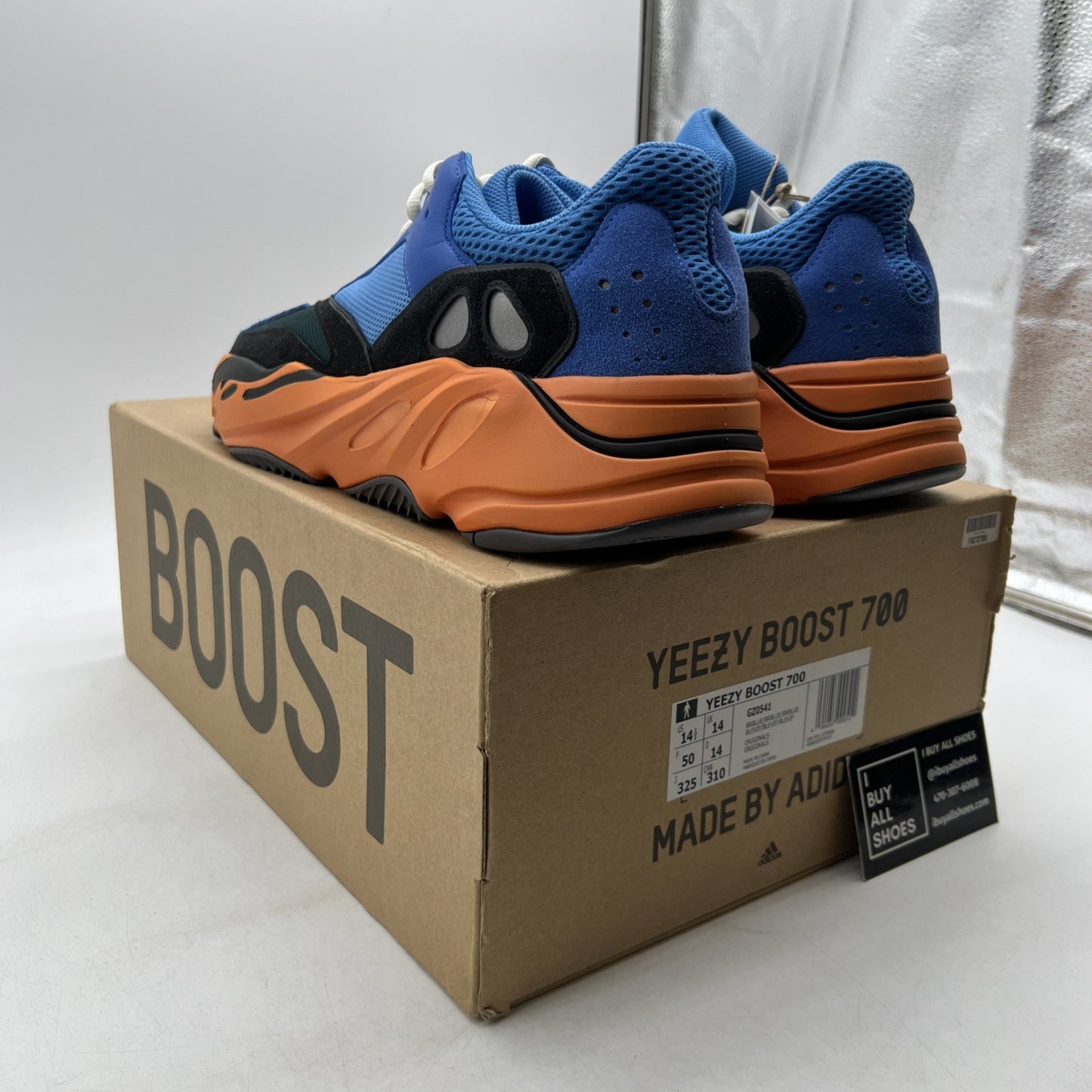 Size 14.5 - adidas Yeezy Boost 700 Bright Blue (GZ0541)
