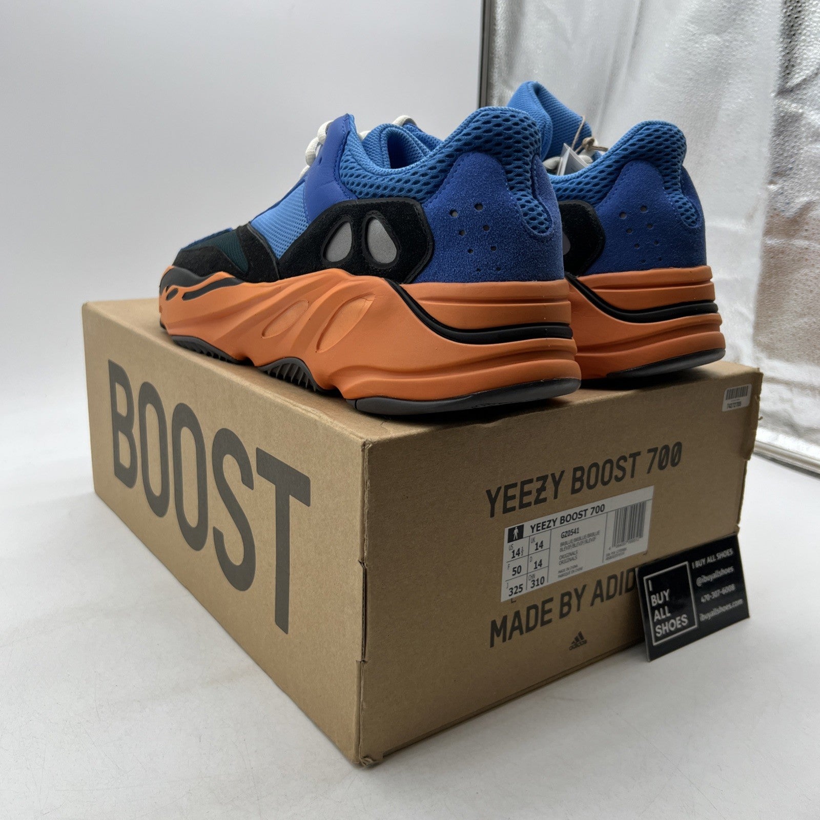 Size 14.5 - adidas Yeezy Boost 700 Bright Blue (GZ0541)