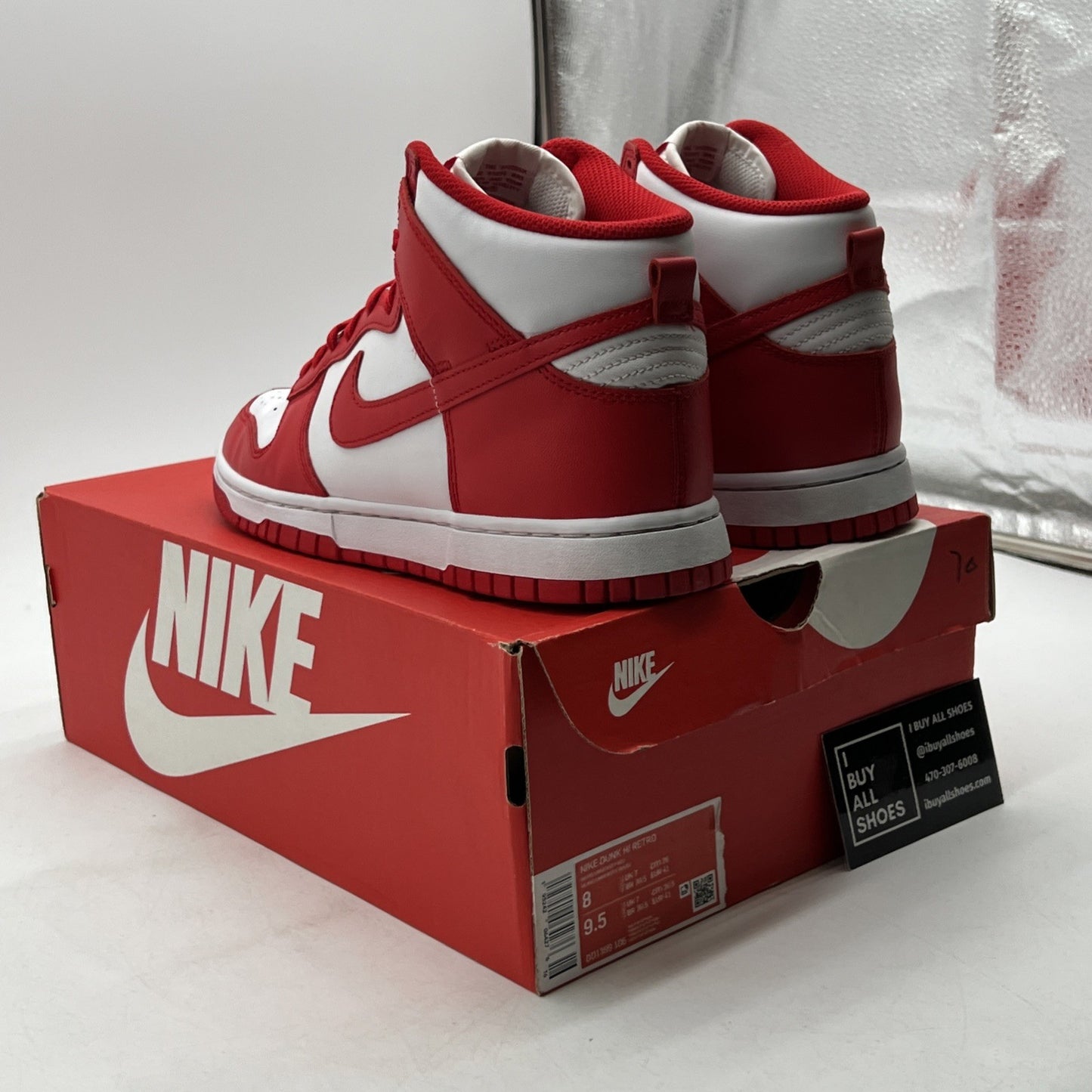 Size 8 - Nike Dunk High Championship Red (DD1399-106)