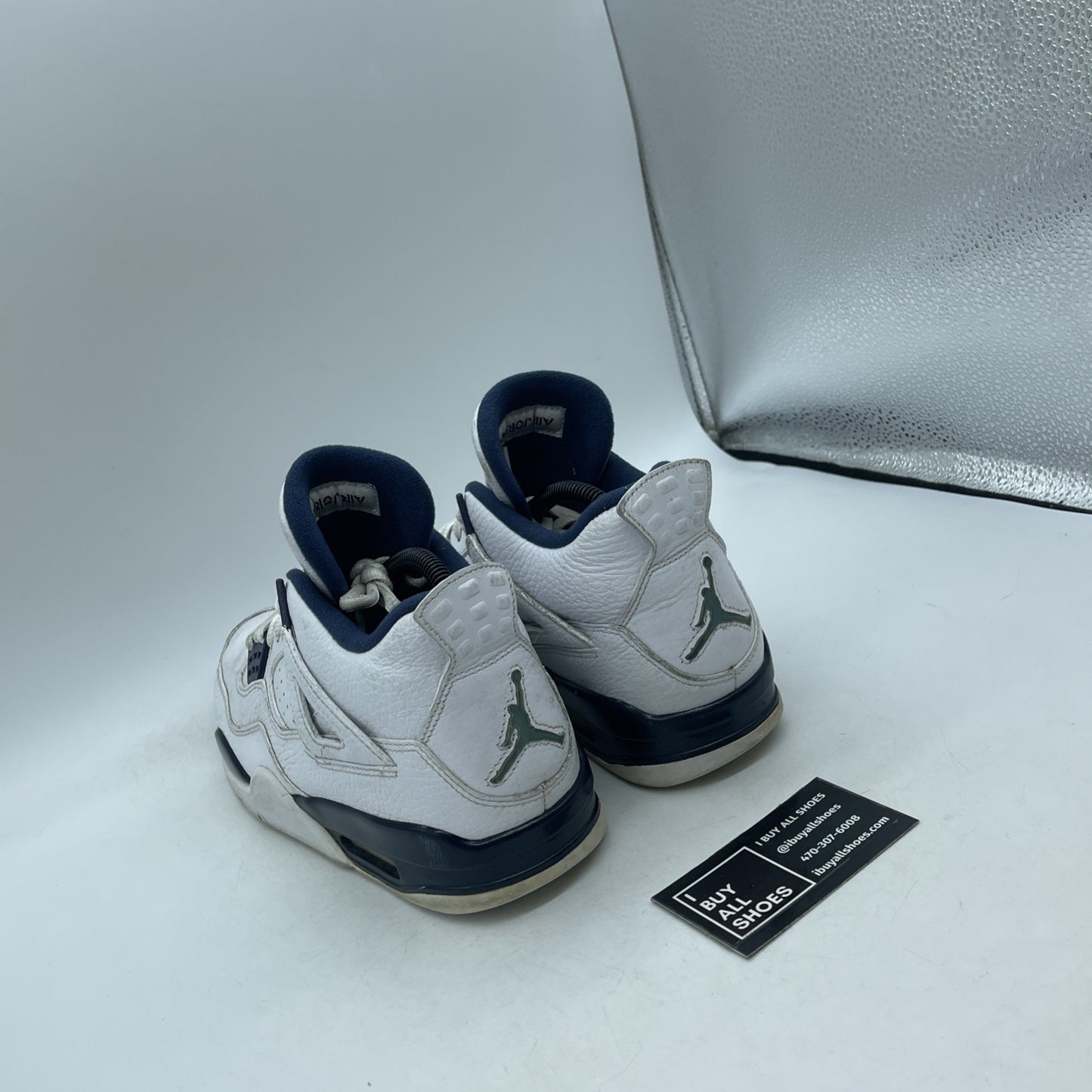 Size 8.5 - Air Jordan 4 Retro LS Columbia (314254-107)