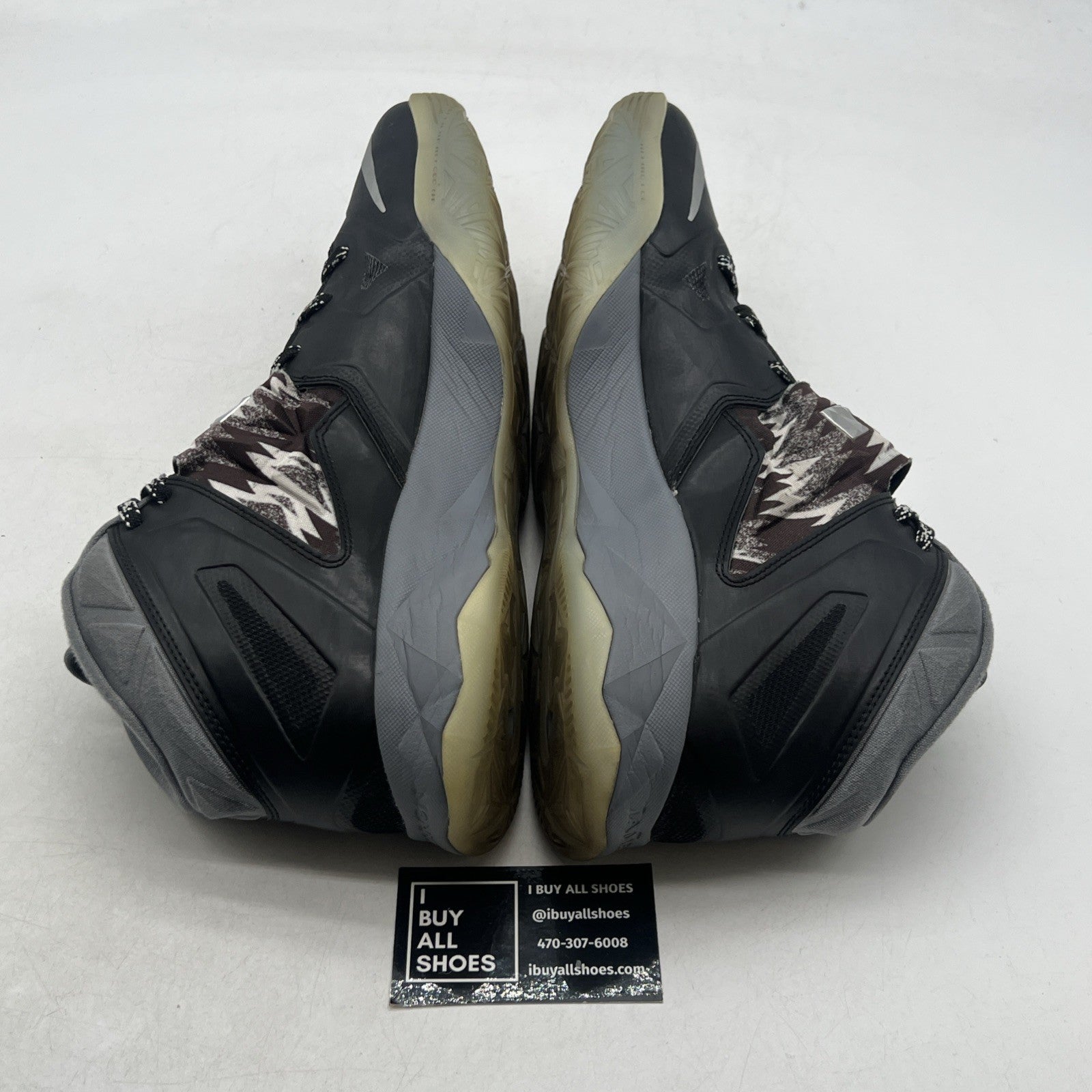 Size 14 - Nike LeBron Zoom Soldier 7 Black (609679-001)