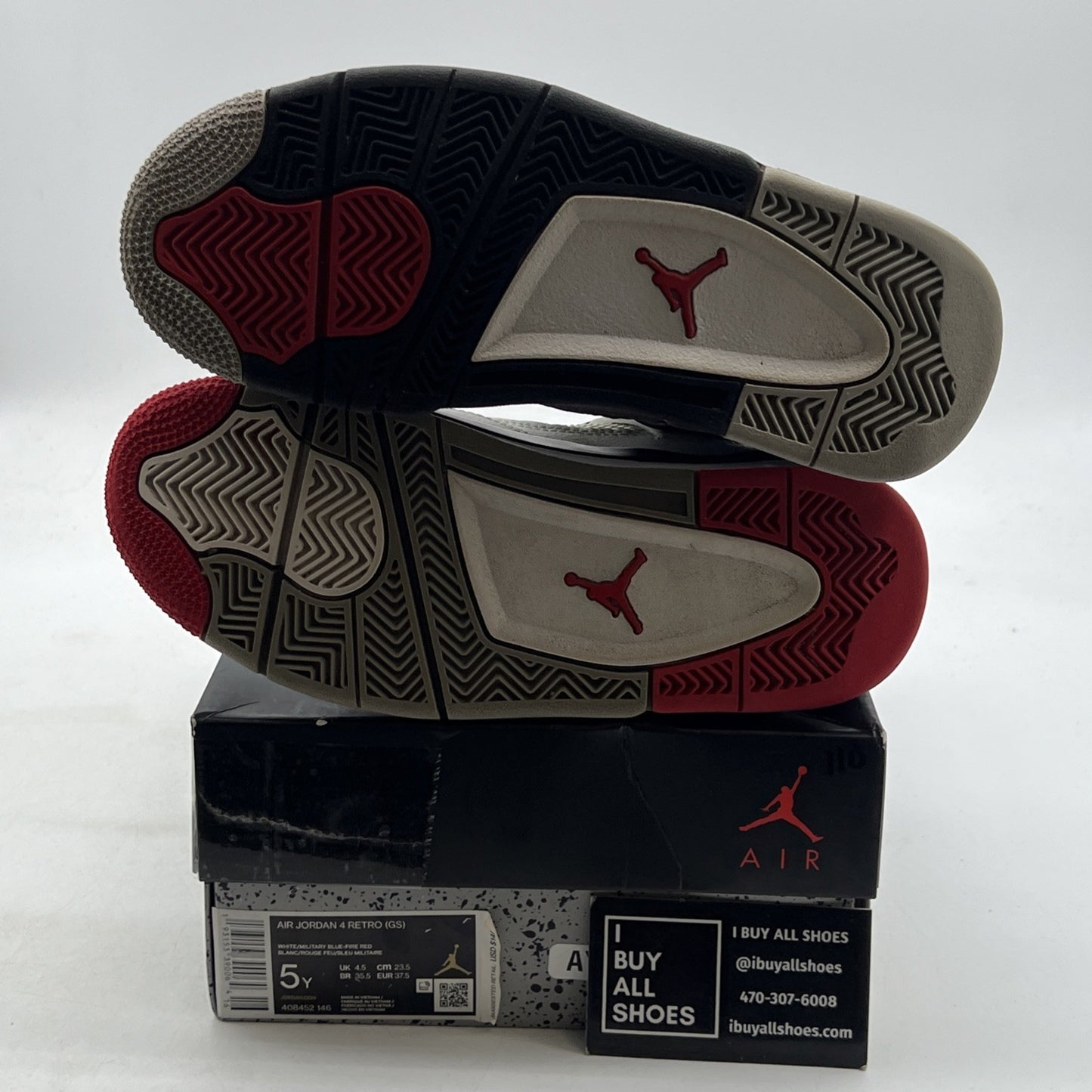 Size 5Y- Air Jordan 4 Retro SE Mid What The 4 (408452-146)
