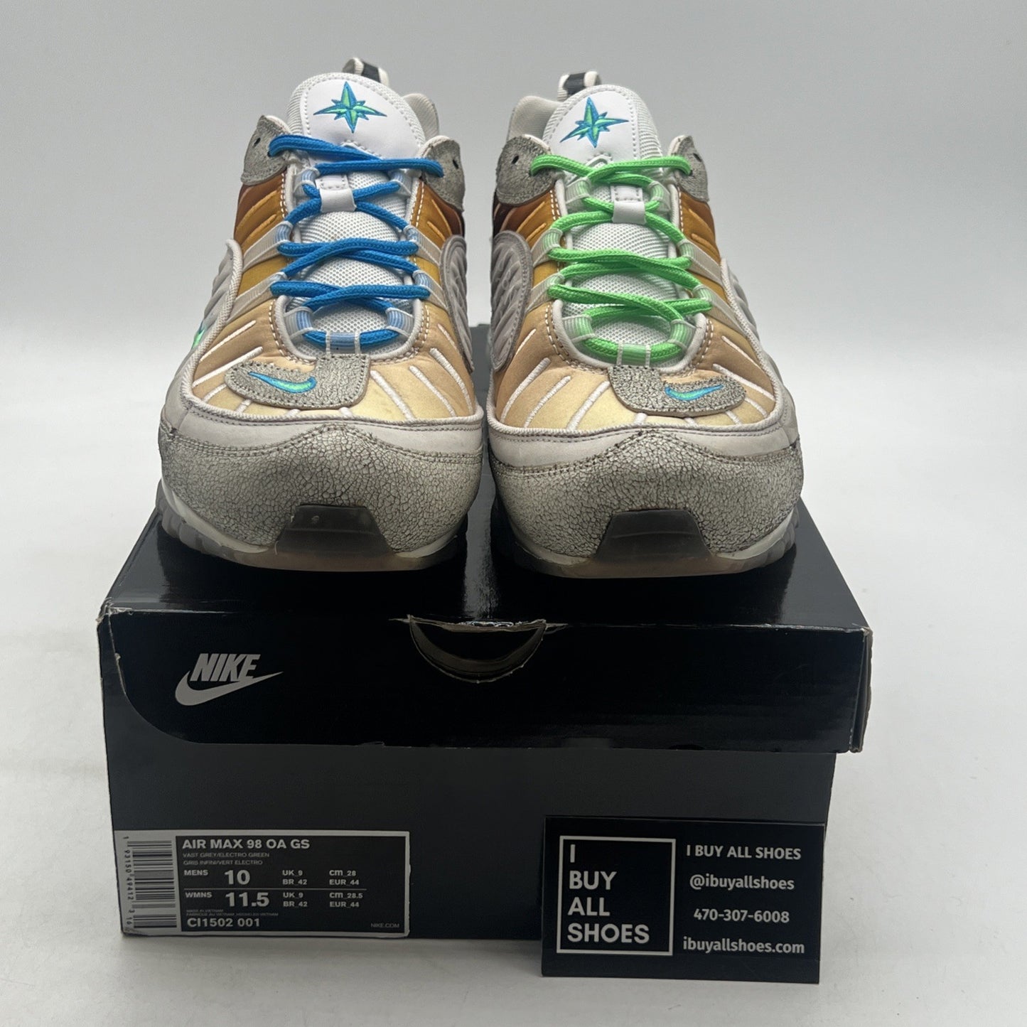 Size 10 - Nike Air Max 98 OA GS Low On Air: NYC La Mezcla (CL1502-001)