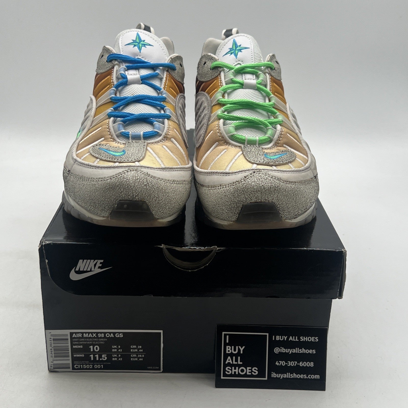 Size 10 - Nike Air Max 98 OA GS Low On Air: NYC La Mezcla (CL1502-001)