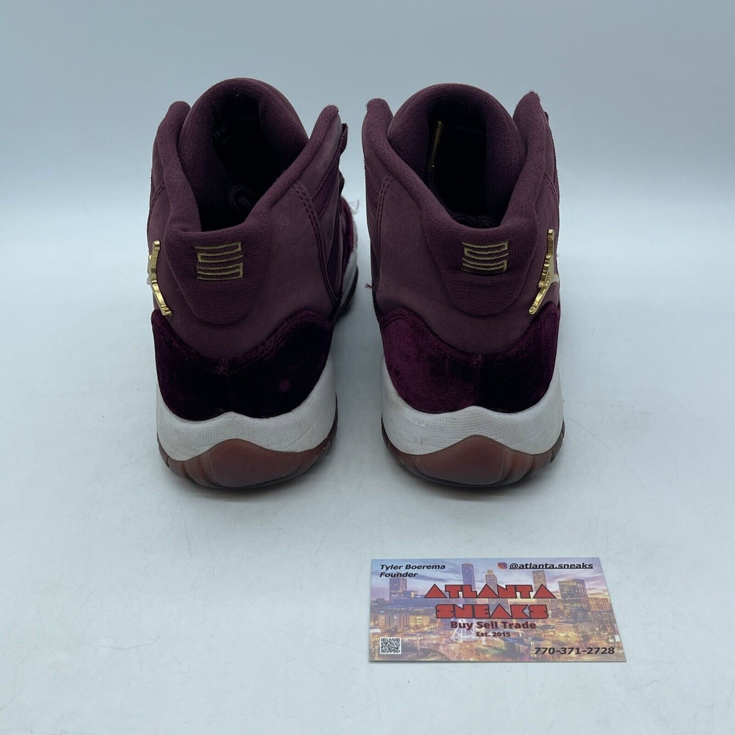 Size 6Y - Air Jordan 11 GG Heiress Velvet Suede White Gold (852625-650)