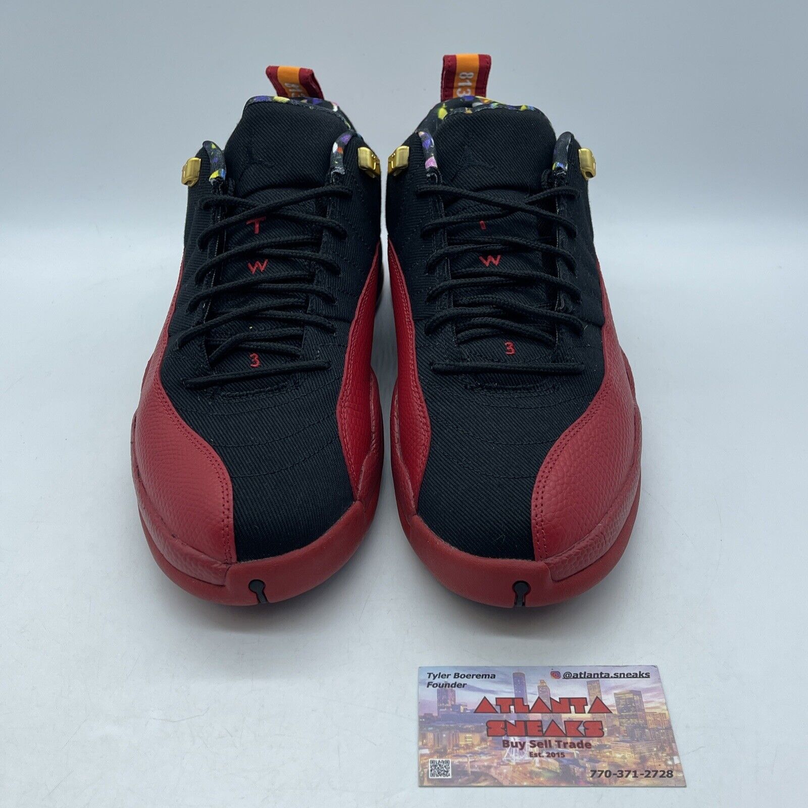 Size 9.5 - Jordan 12 Low SE 'Super Bowl' Gold Black Red (DC1059-001)