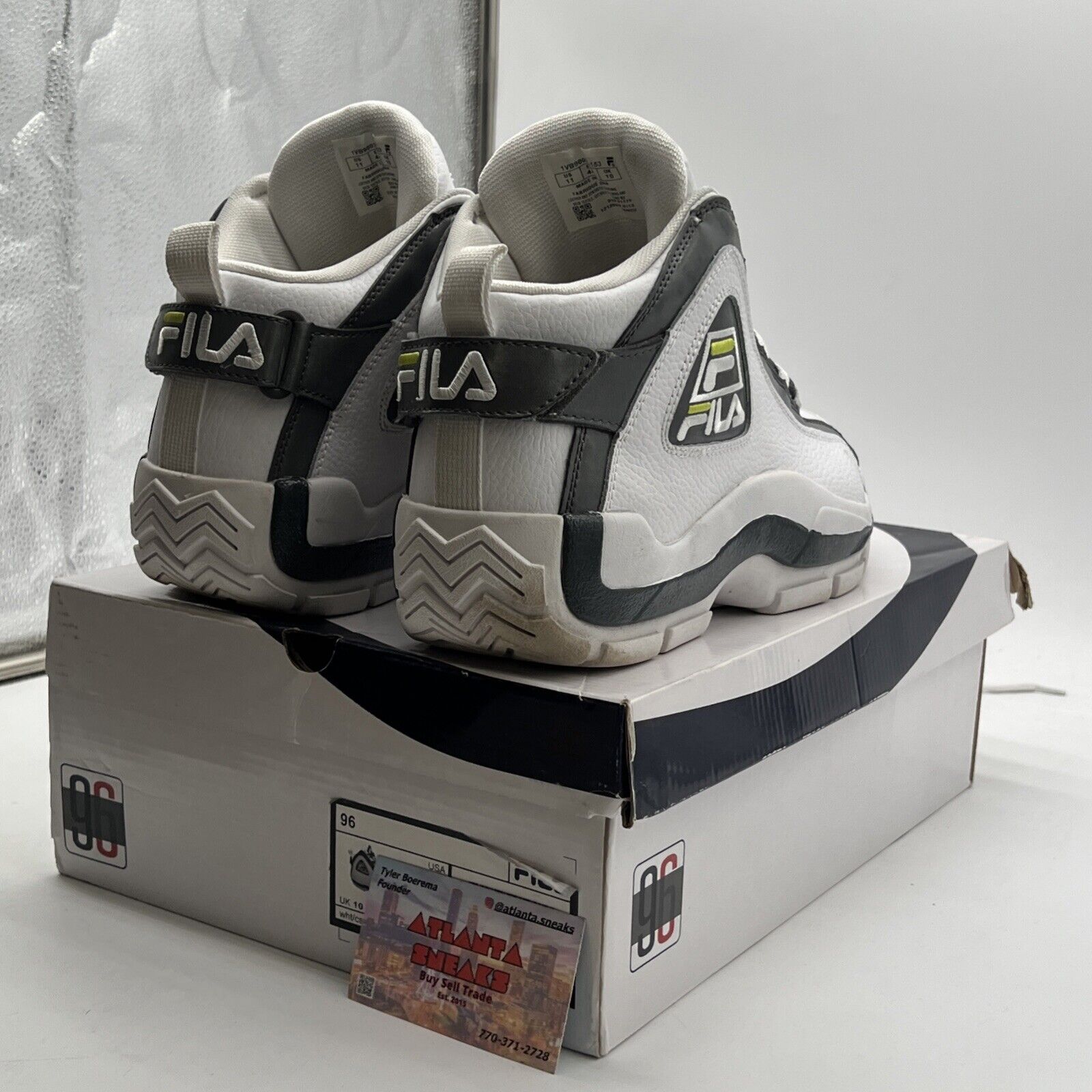 Size 11 - Fila Grant Hill 2 Grey/ Green  96 OG PAC.