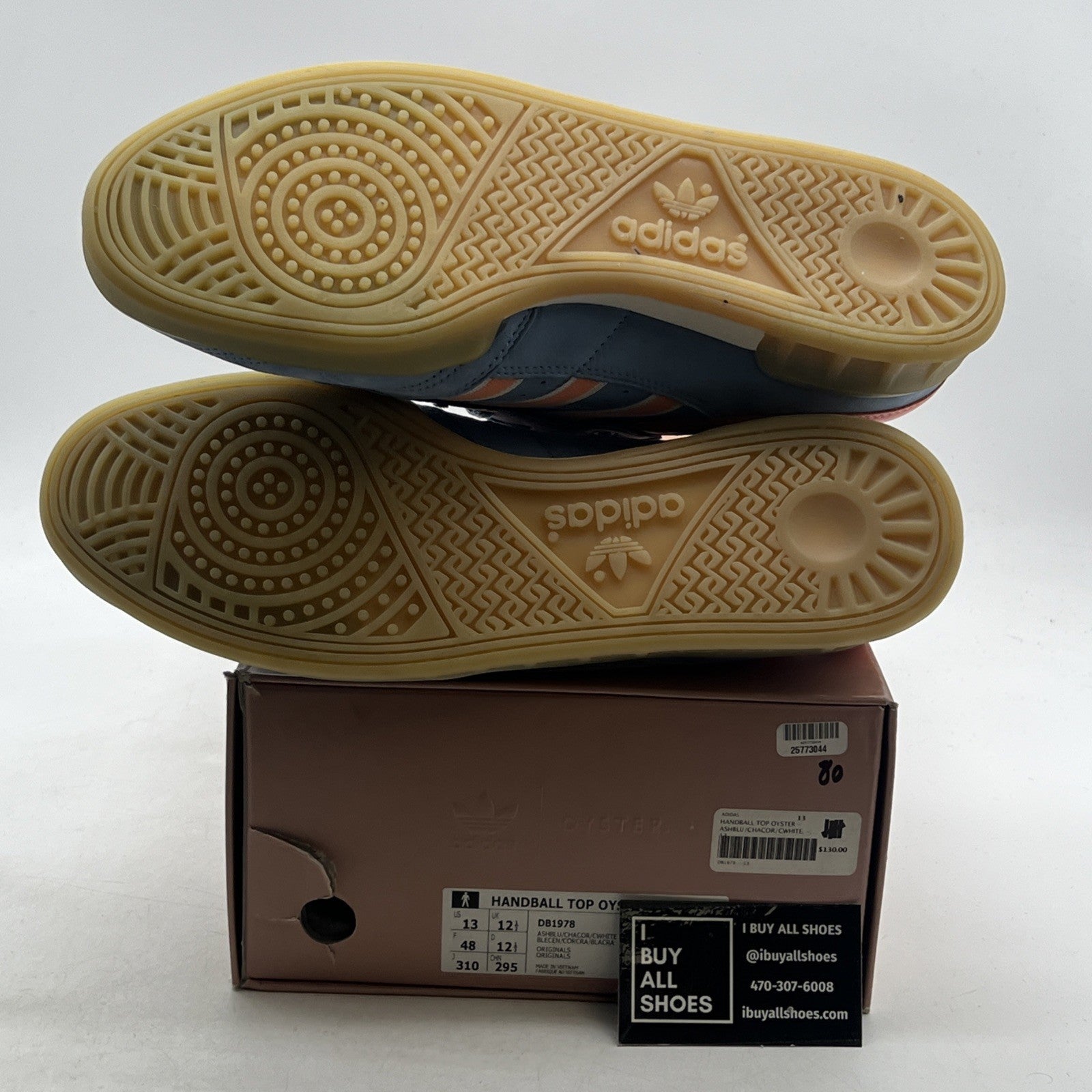 Size 13 - Adidas Oyster Holdings x Handball Top Ash Blue (DB1978)