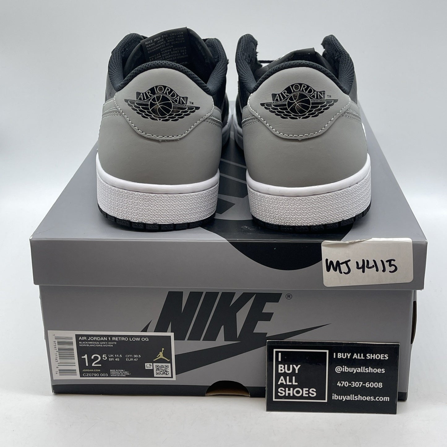 Size 12.5 - Air Jordan 1 Retro OG 2024 Low Shadow Leather (CZ0790-003)