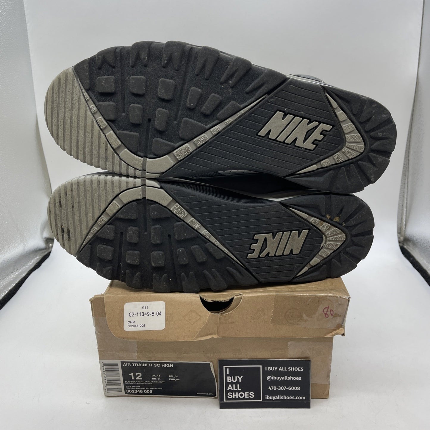 Size 12 - Nike Air Trainer Sc High Bo Jackson (302346-005)