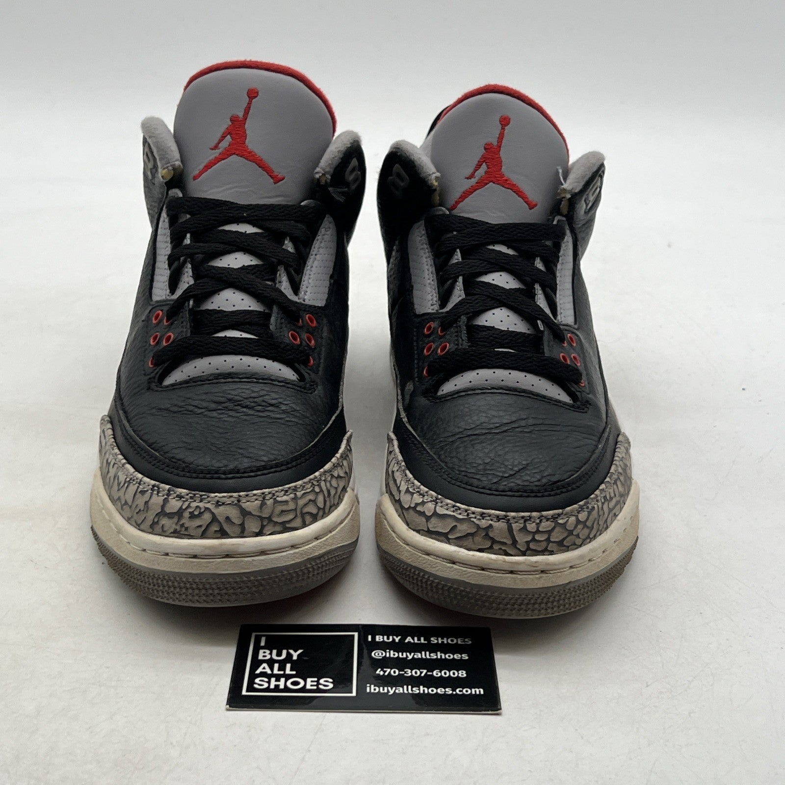 Size 9 - Air Jordan 3 Retro OG Mid Black Cement (854262-001)