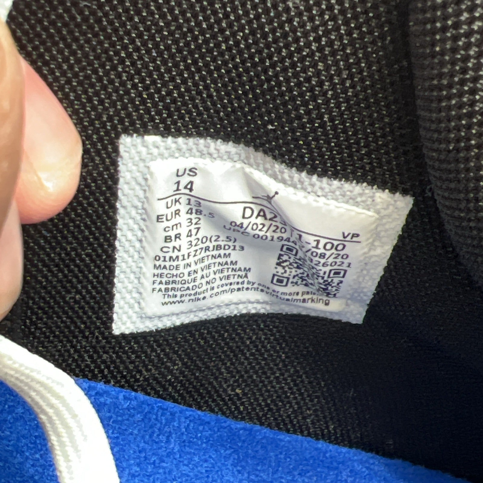 Size 14 - Fragment Design x Air Jordan 35 Gray (DA2371-100)