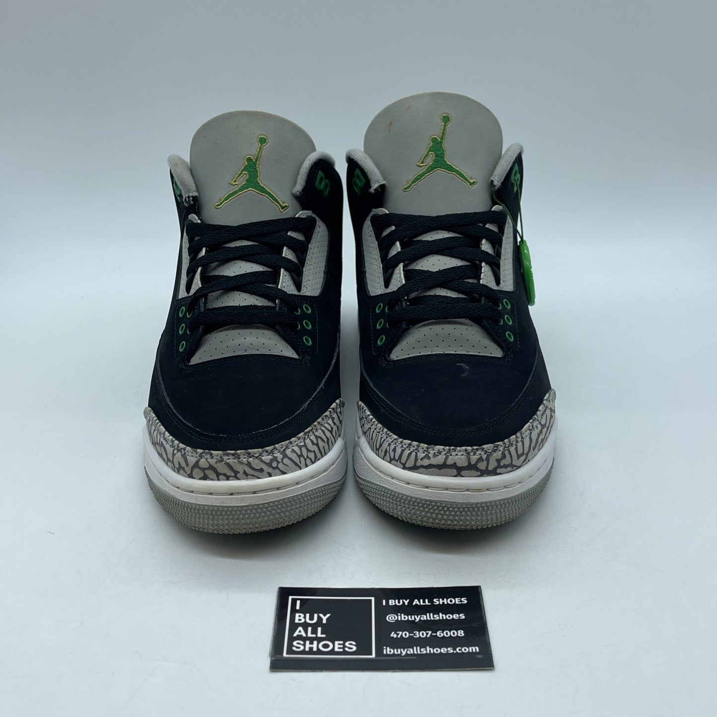 Size 9 - Jordan 3 Retro Mid Pine Green Black Grey White Suede (CT8532-030)