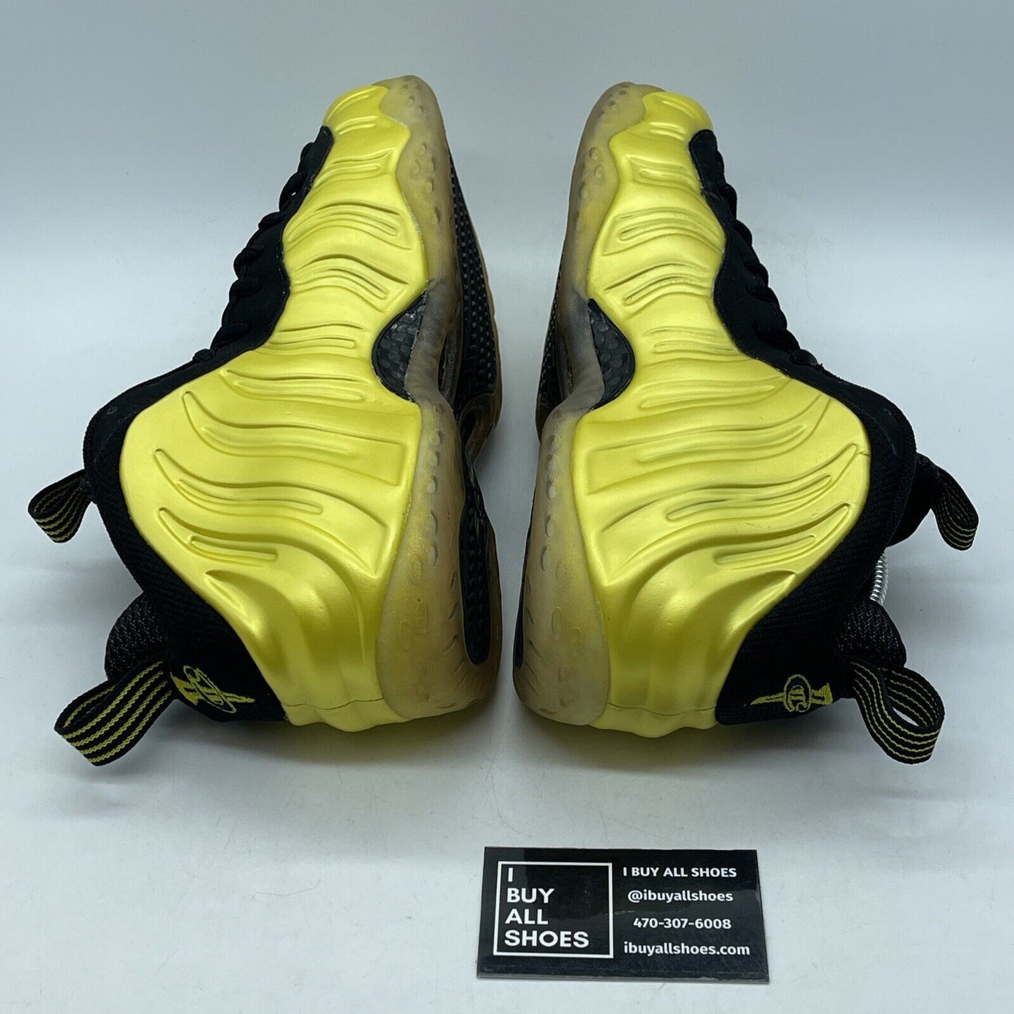 Size 10 - Nike Air Foamposite One Electrolime Yellow Black Suede (314996-330)