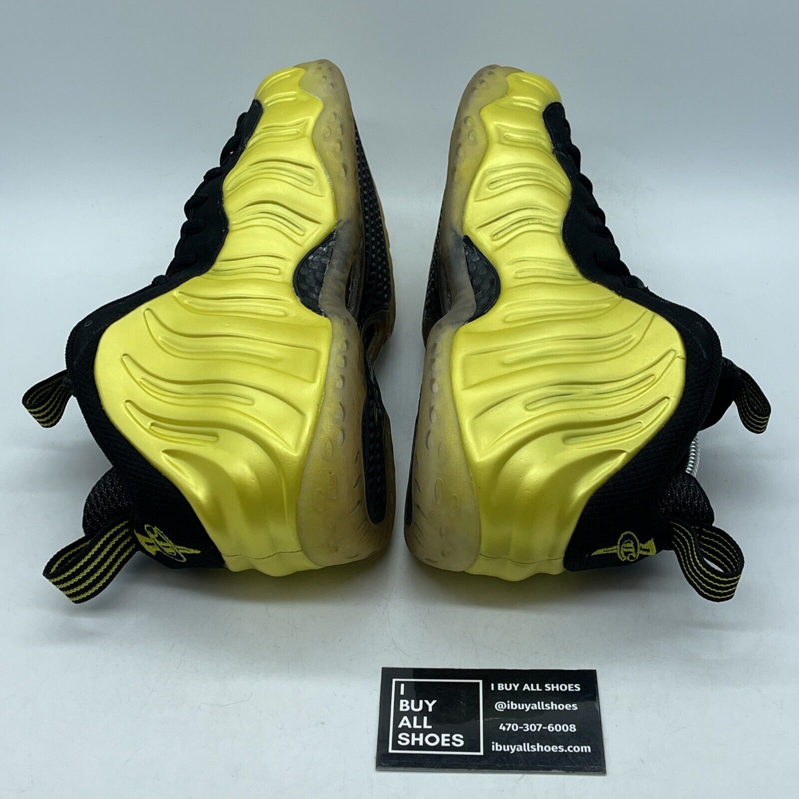 Size 10 - Nike Air Foamposite One Electrolime Yellow Black Suede (314996-330)