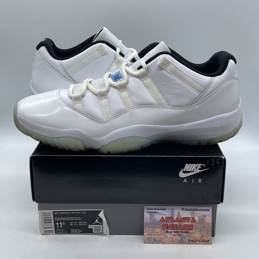 Size 11.5 - Jordan 11 Retro Low Legend Blue Black White Leather (AV2187-117)