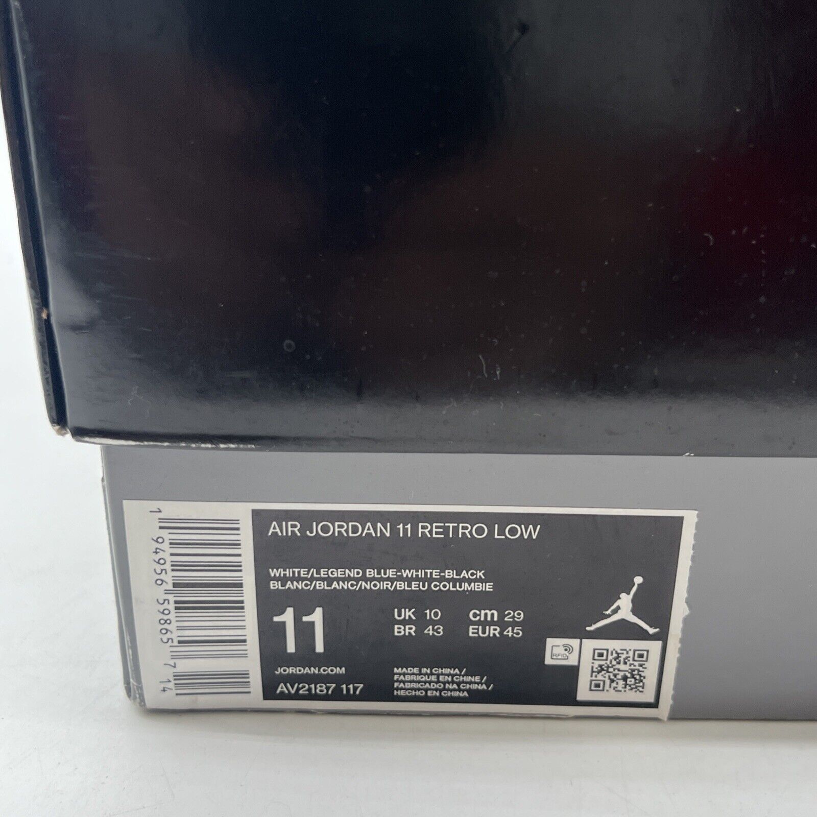 Size 11 - Air Jordan 11 Retro Low Legend Blue (AV2187-117)