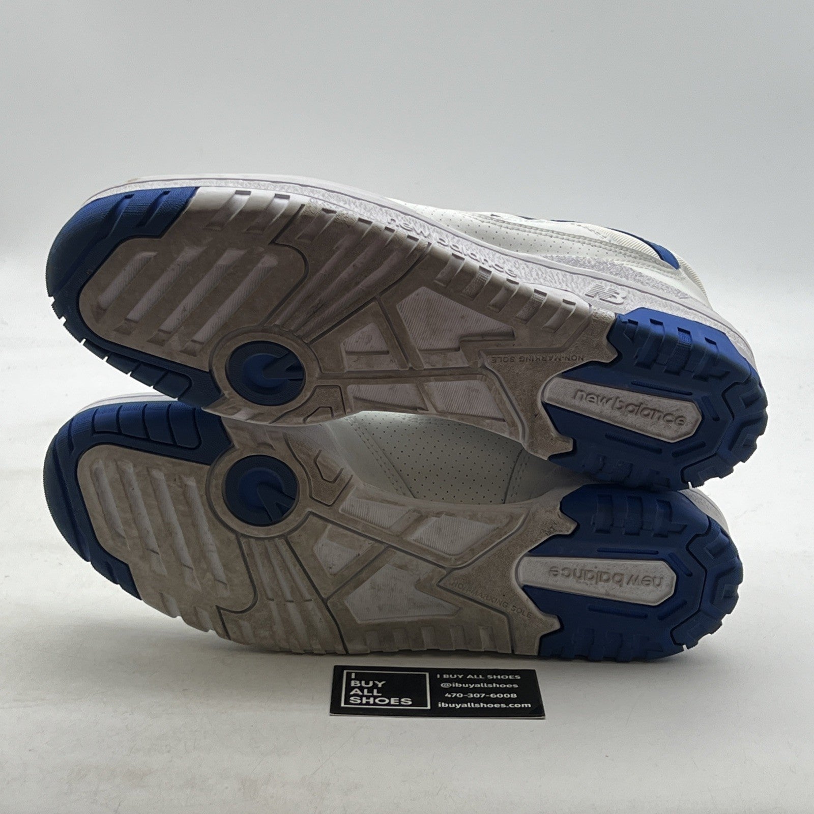 Size 12 - New Balance 550 White Cobalt (BB550SWC)