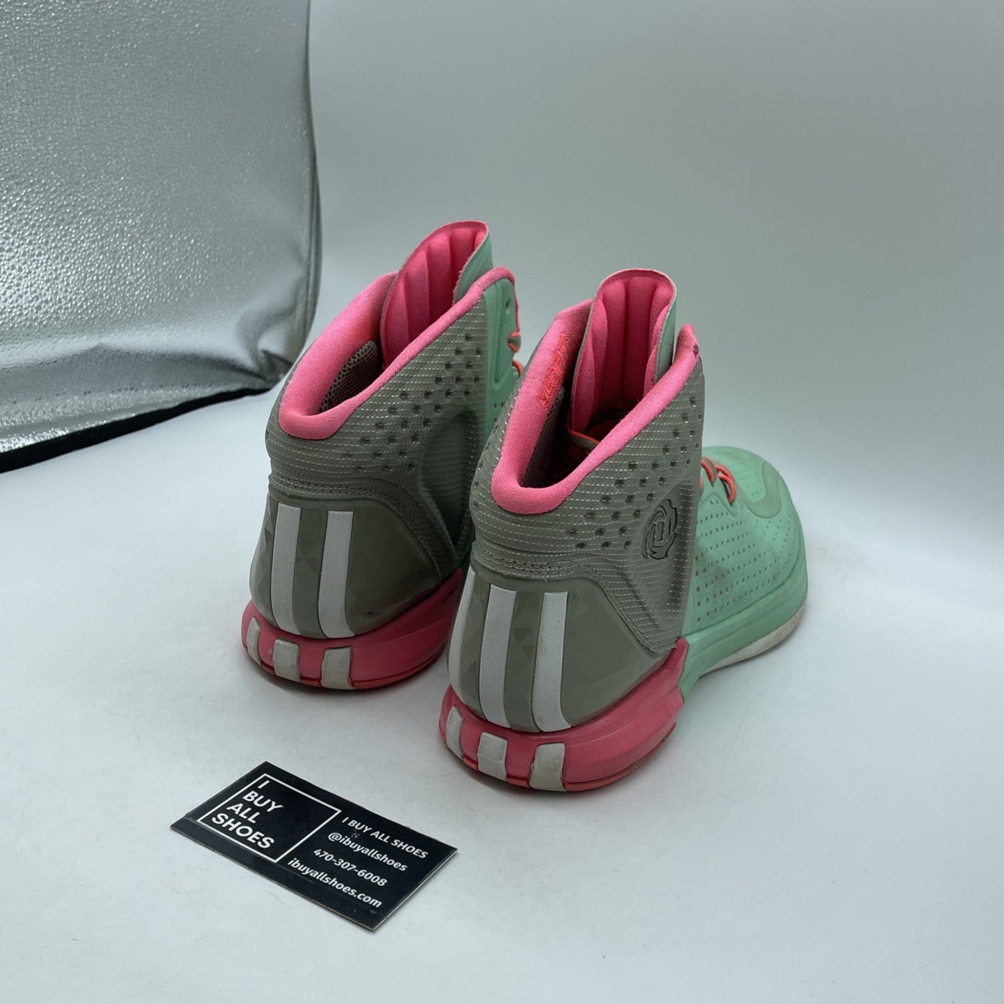Size 13 - adidas D Rose 4 Prism Mint (G67401)