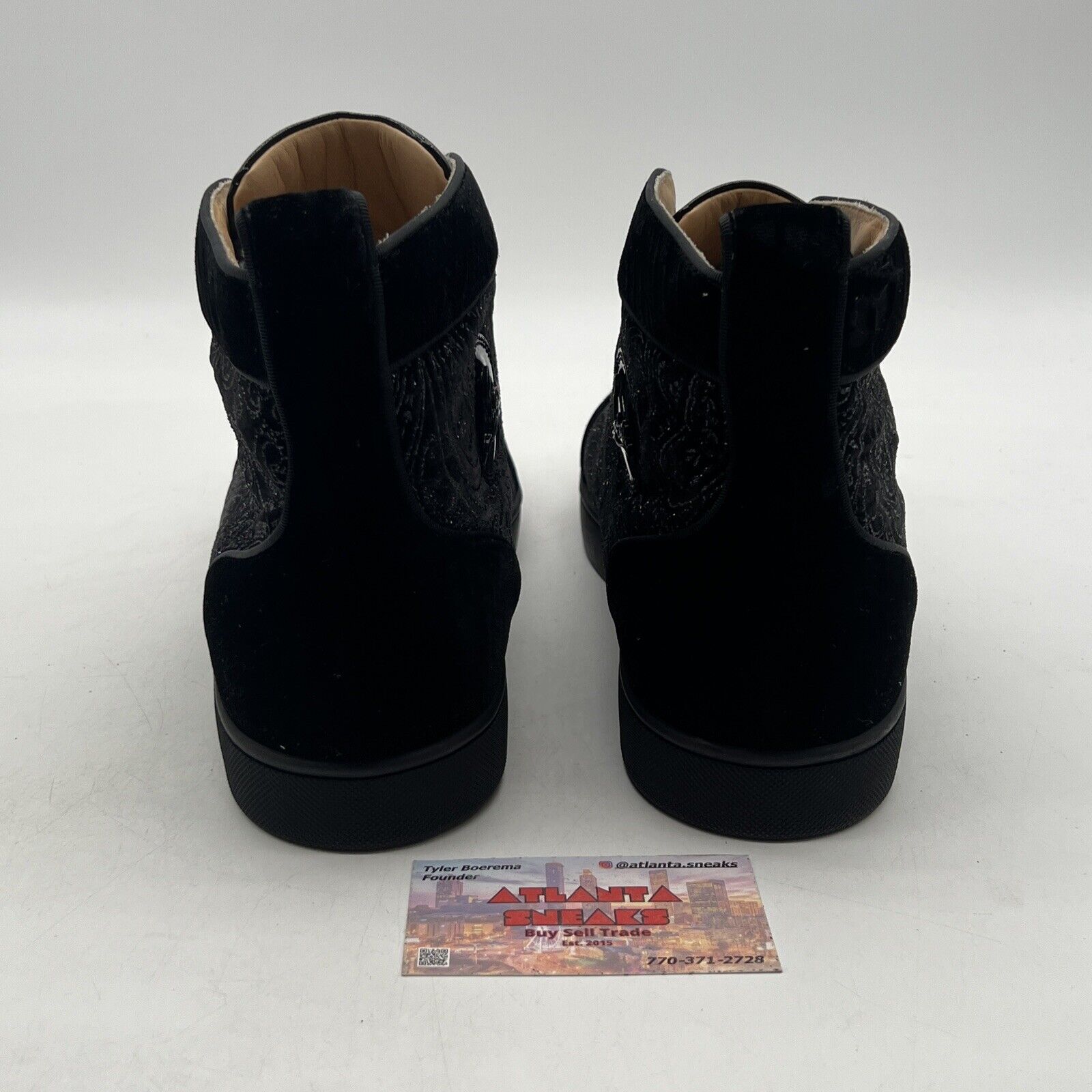 Size 13 - Christian Louboutin Louis Orlato High top Sneakers