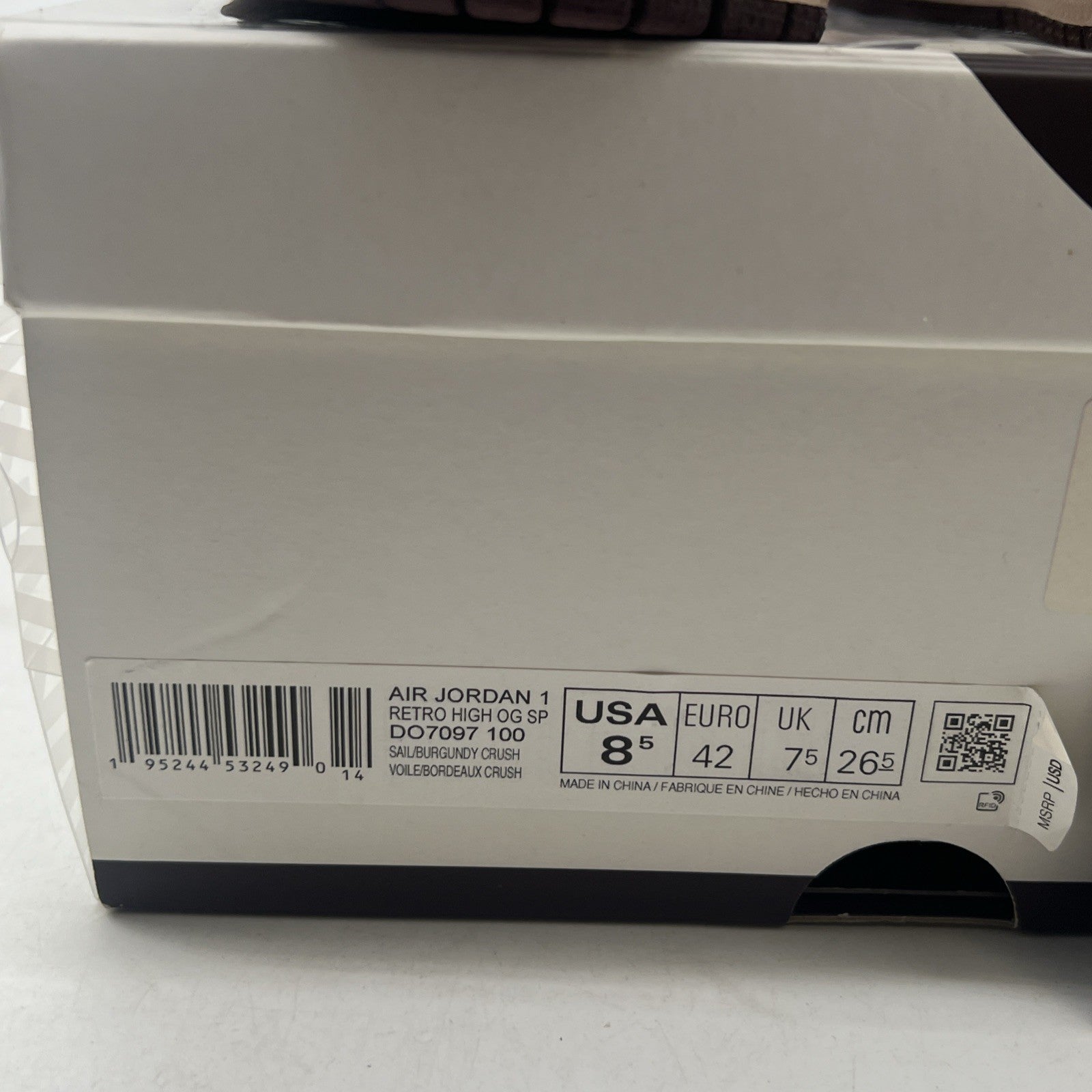 Size 8.5 - Air Jordan 1 OG x A Ma Maniere High Airness (DO7097-100)