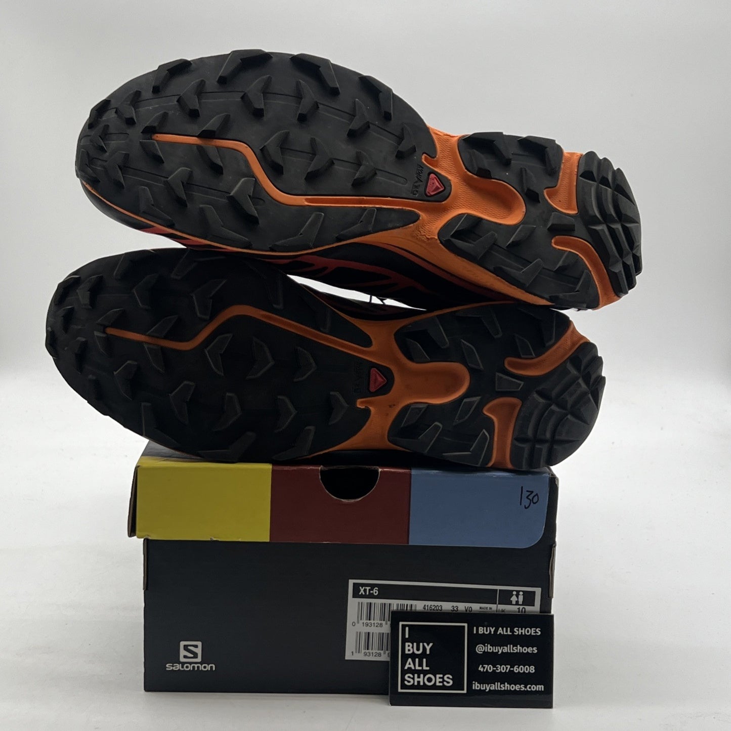 Size 10.5 - Salomon XT 6 Advanced ADV Black (416203-33V0)