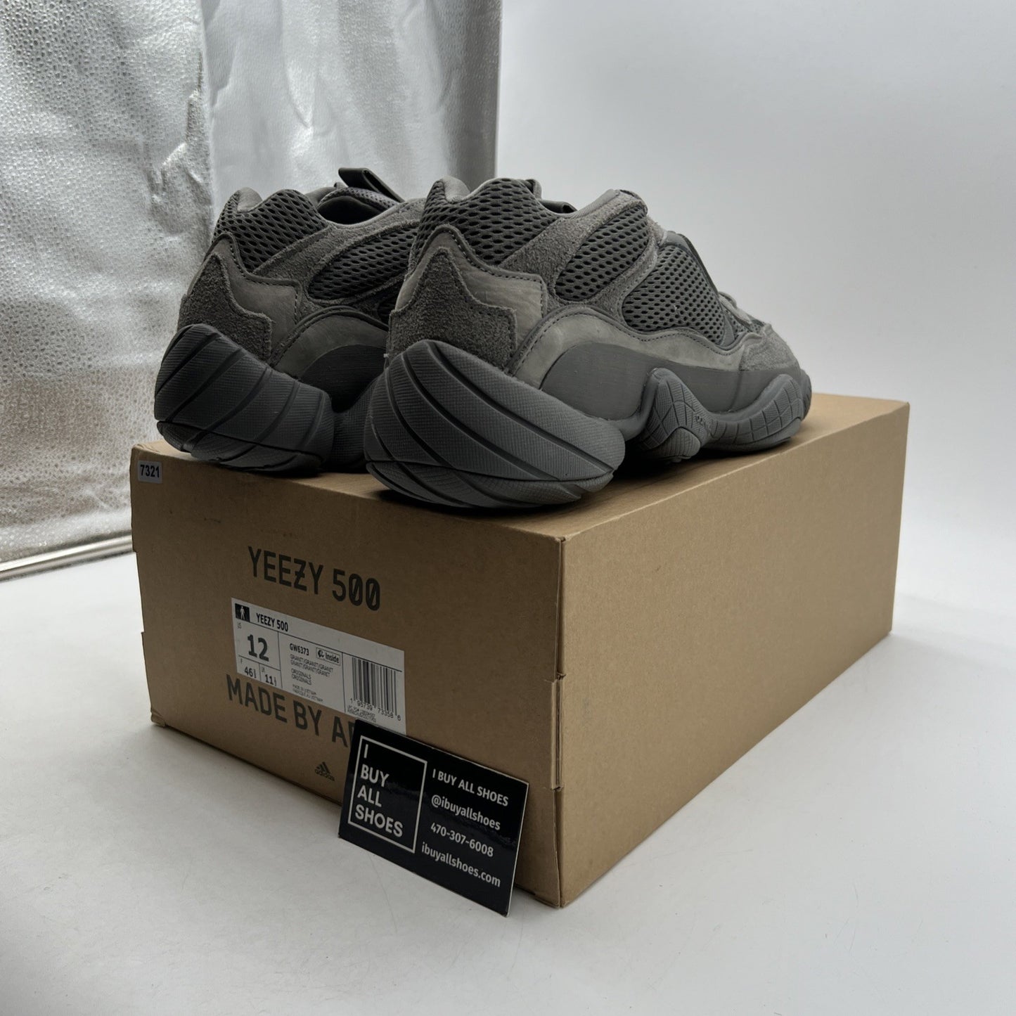 Size 12 - adidas Yeezy 500 Granite 2022 (GW6373)