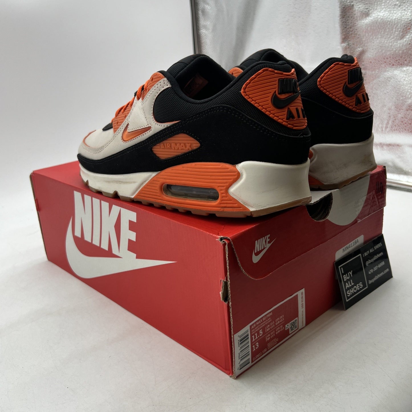 Size 11.5 - Nike Air Max 90 Home & Away - Safety Orange (CJ0611-100)