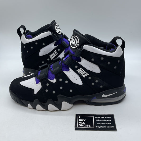 Size 10.5 - Nike Air Max 2 CB 94 OG 2023 Black Purple Suede (FQ8233-001)