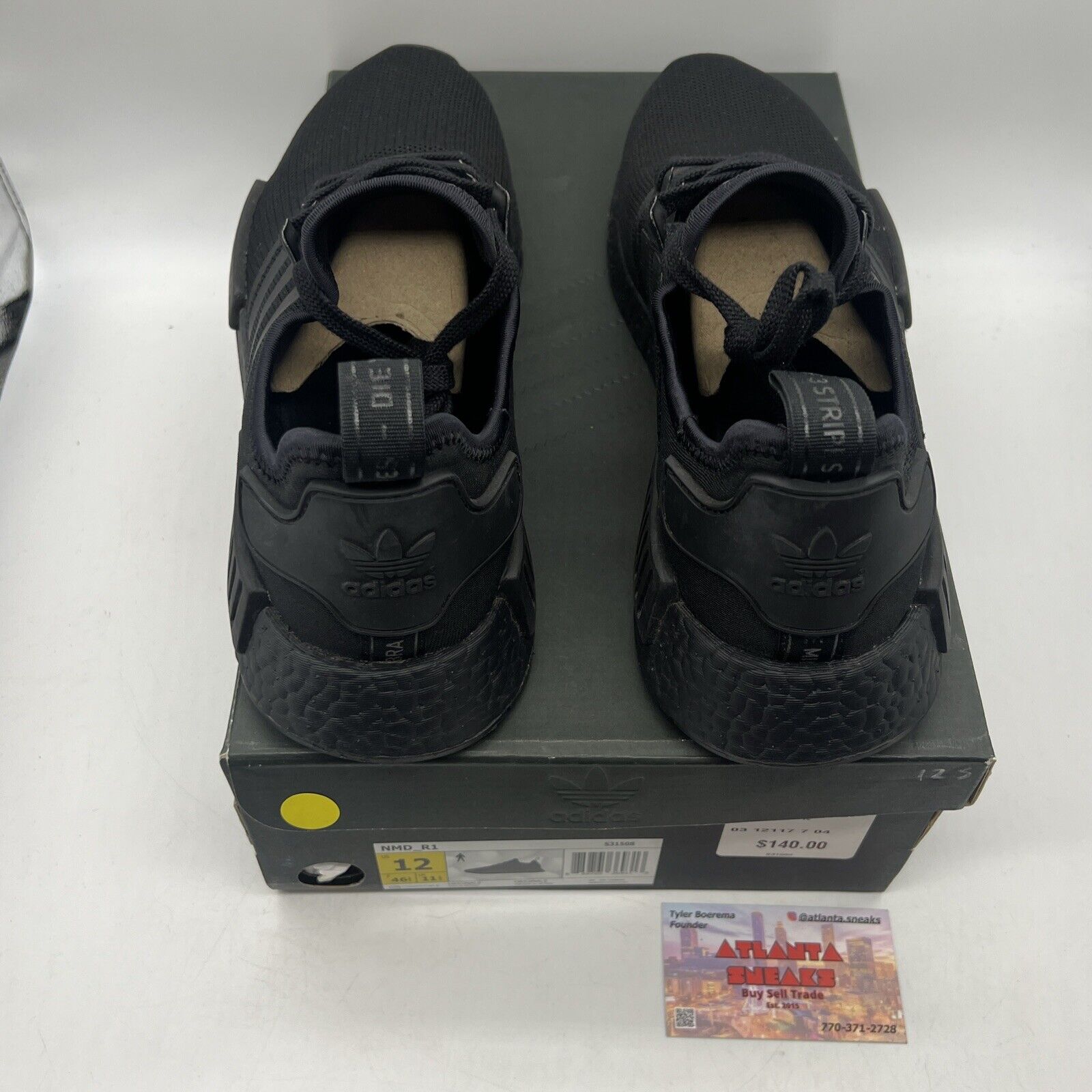 Size 12 - adidas NMD_R1 Triple Black (S31508)