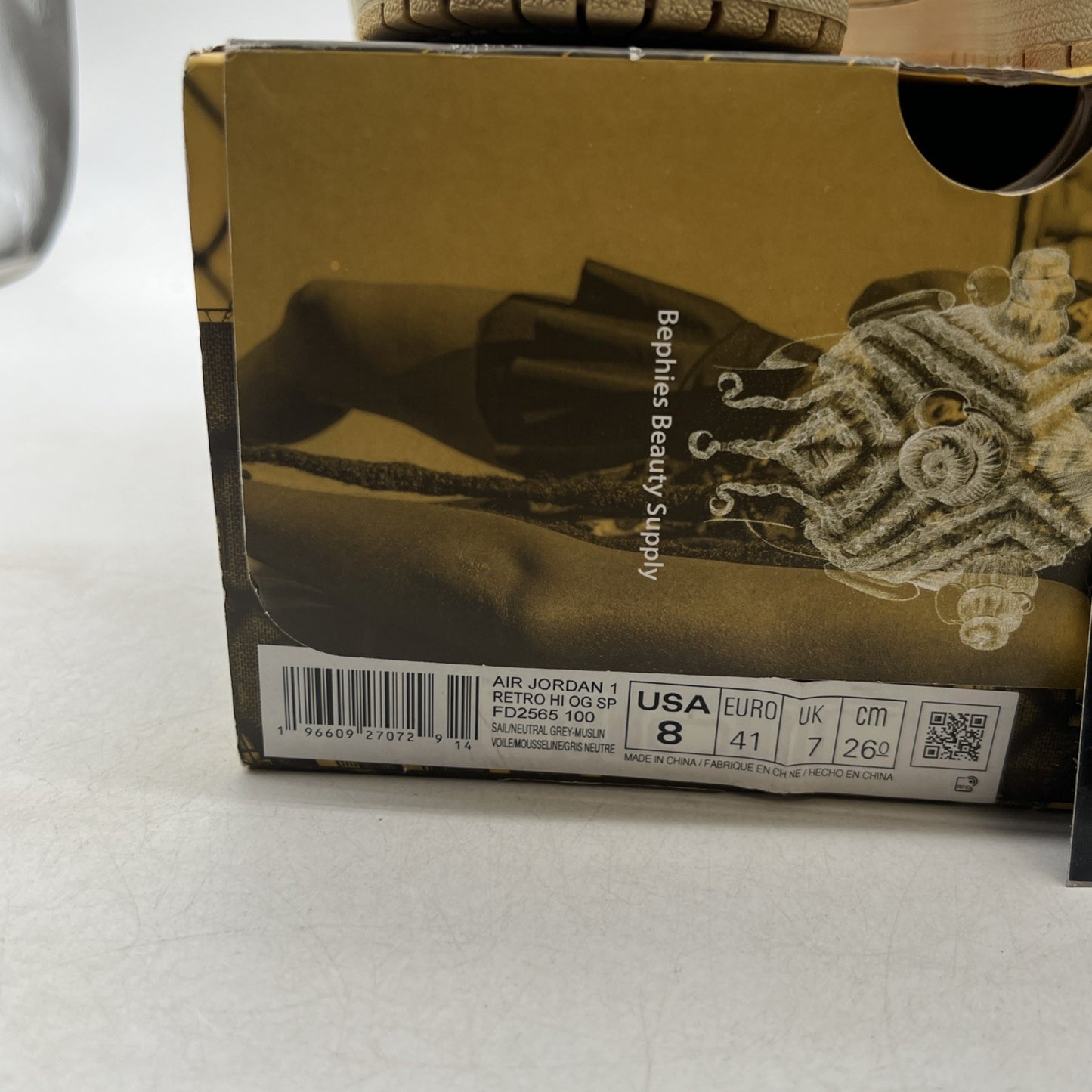 Size 8 - Union LA x Bephie's Beauty Supply x Air Jordan 1 Retro OG SP 'Summer of