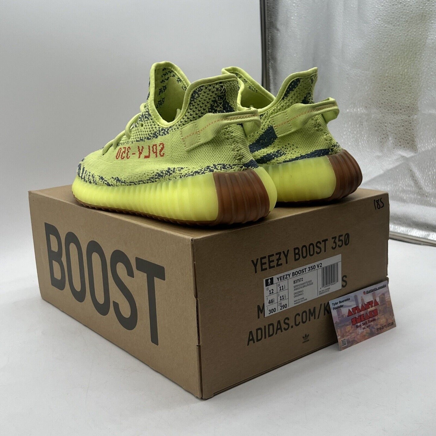 Size 12 - adidas Yeezy Boost 350 V2 Low Semi Frozen Yellow