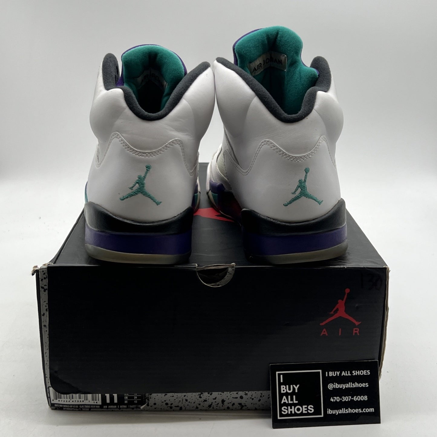 Size 11 - Air Jordan 5 Retro Grape 2013 (136027-108)