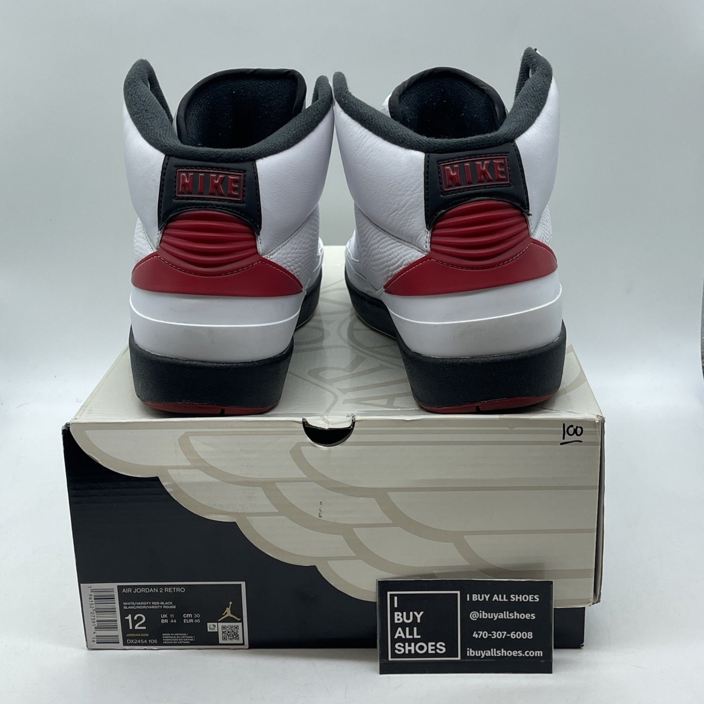 Size 12 - Air Jordan 2 Retro Mid Chicago (DX2454-106)