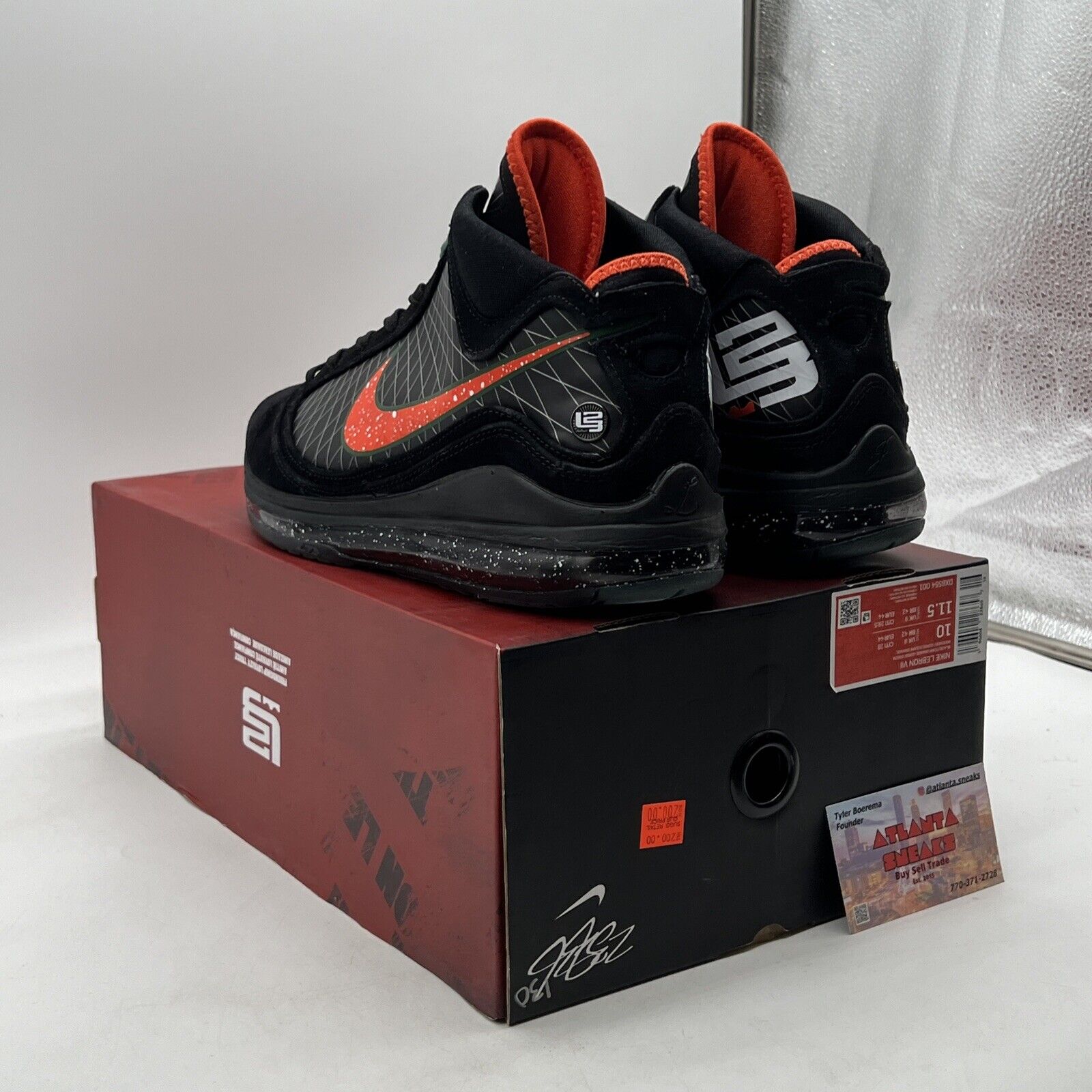 Size 10 - Nike Florida A&M University x LeBron 7 Retro Rattlers (DX8554-001)