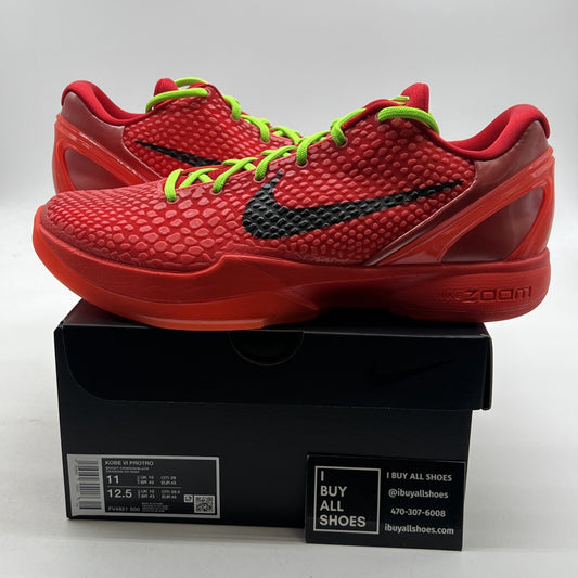Size 11 - Nike Kobe 6 Protro Low Reverse Grinch (FV4921-600)