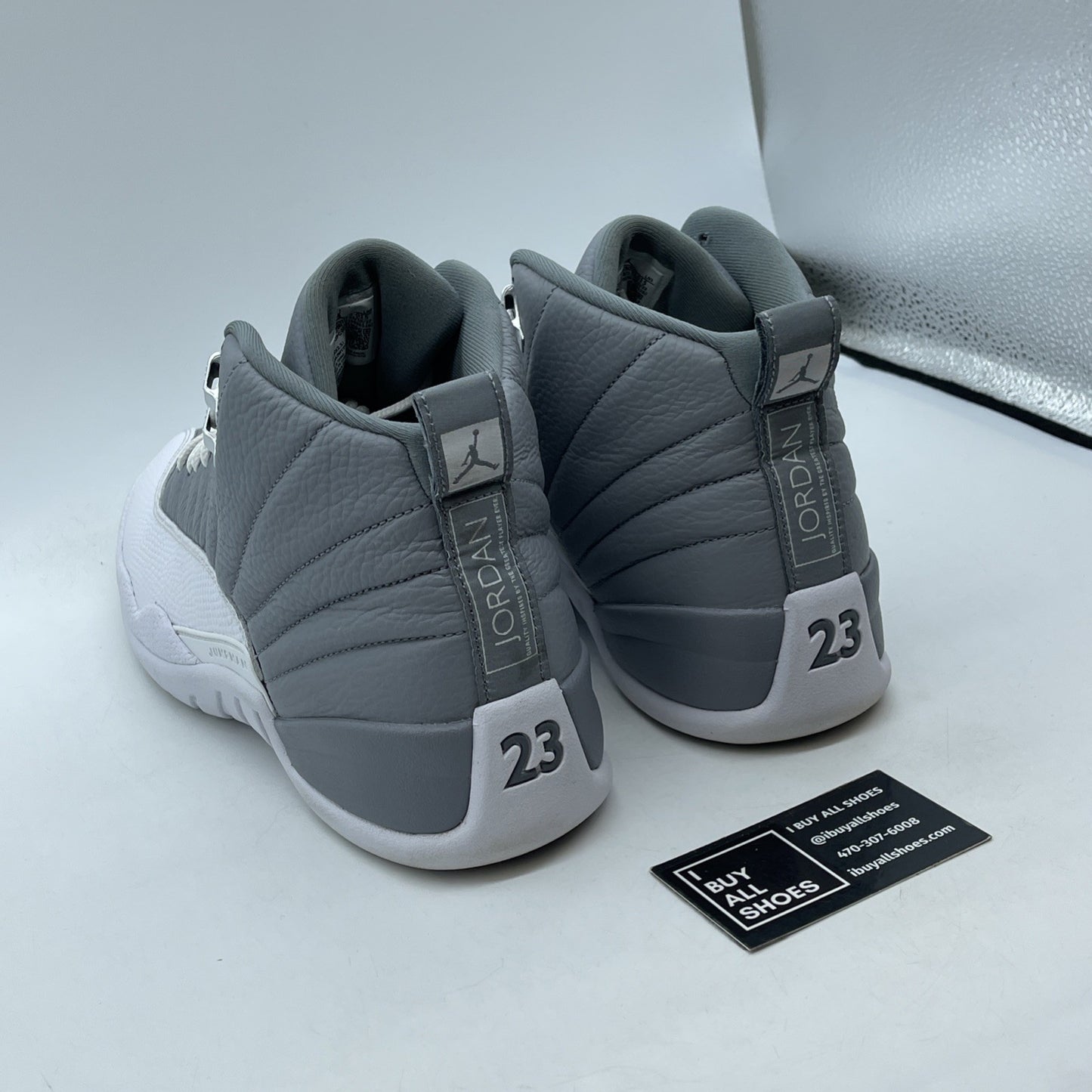 Size 11 - Jordan 12 Stealth 2022 Grey White Leather (CT8013-015)