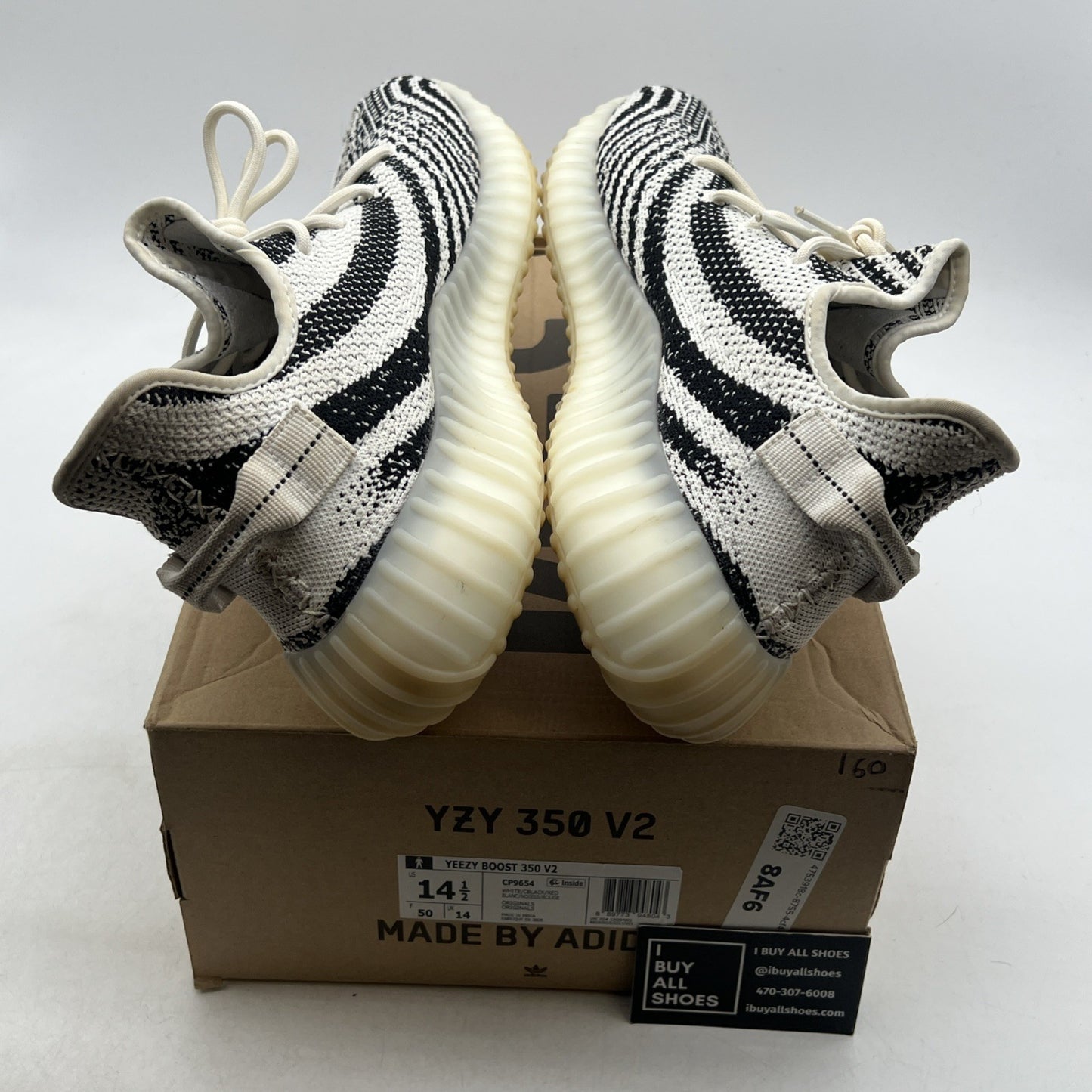 Size 14.5 - adidas Yeezy Boost 350 V2 Low Zebra (CP9654)