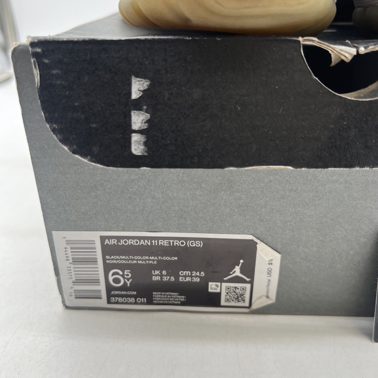 Size 6.5Y - Air Jordan 11 Retro High Jubilee / 25th Anniversary (378038-011)