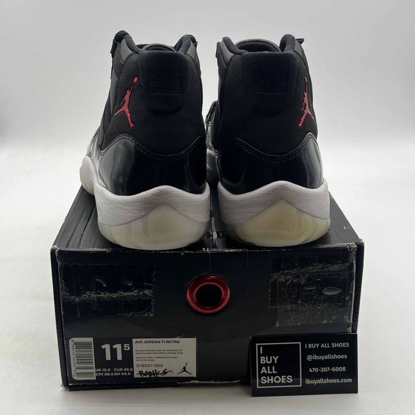 Size 11.5 - Air Jordan 11 Retro 72-10 2015 (378037-002)