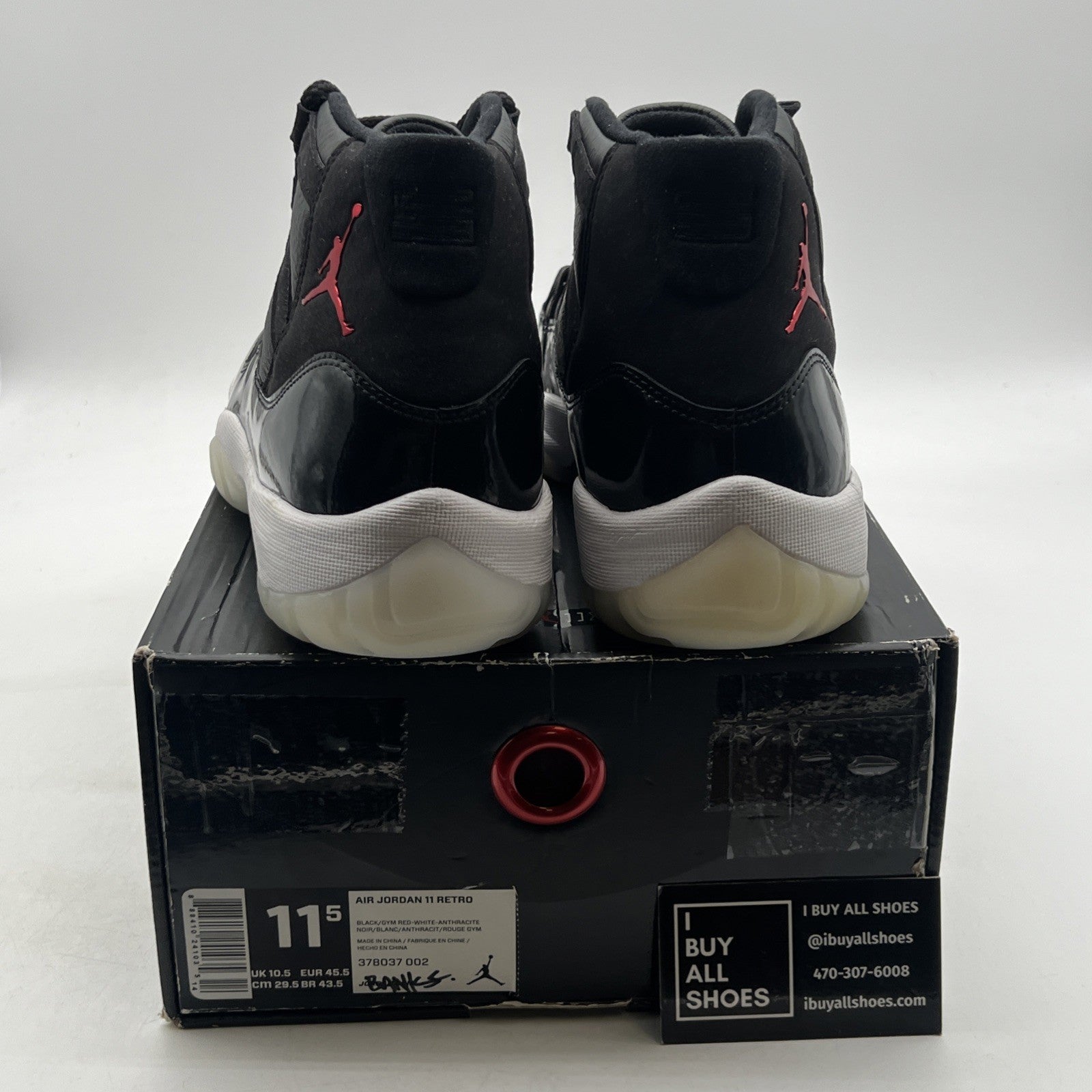 Size 11.5 - Air Jordan 11 Retro 72-10 2015 (378037-002)
