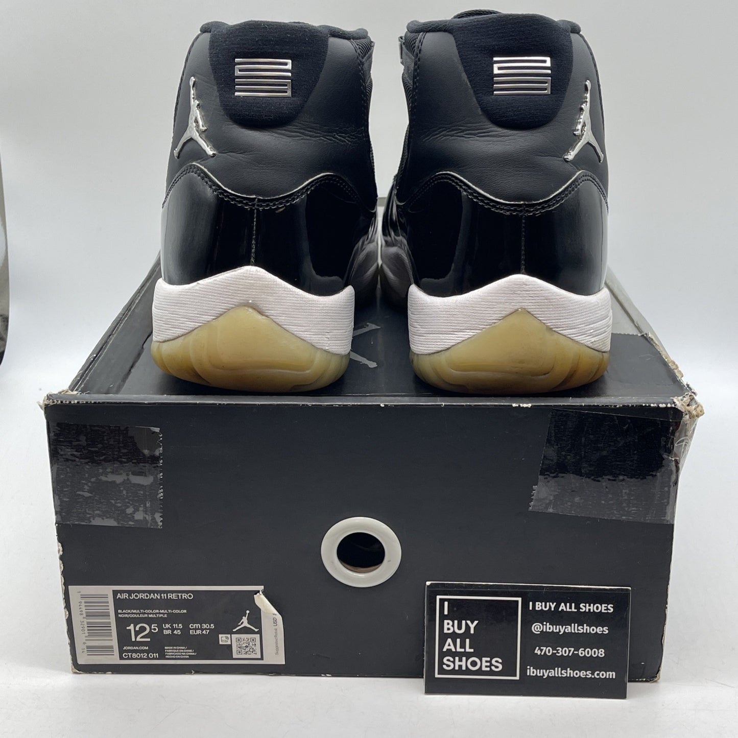 Size 12.5 - Jordan 11 Retro High Jubilee / 25th Anniversary Black (CT8012-011)