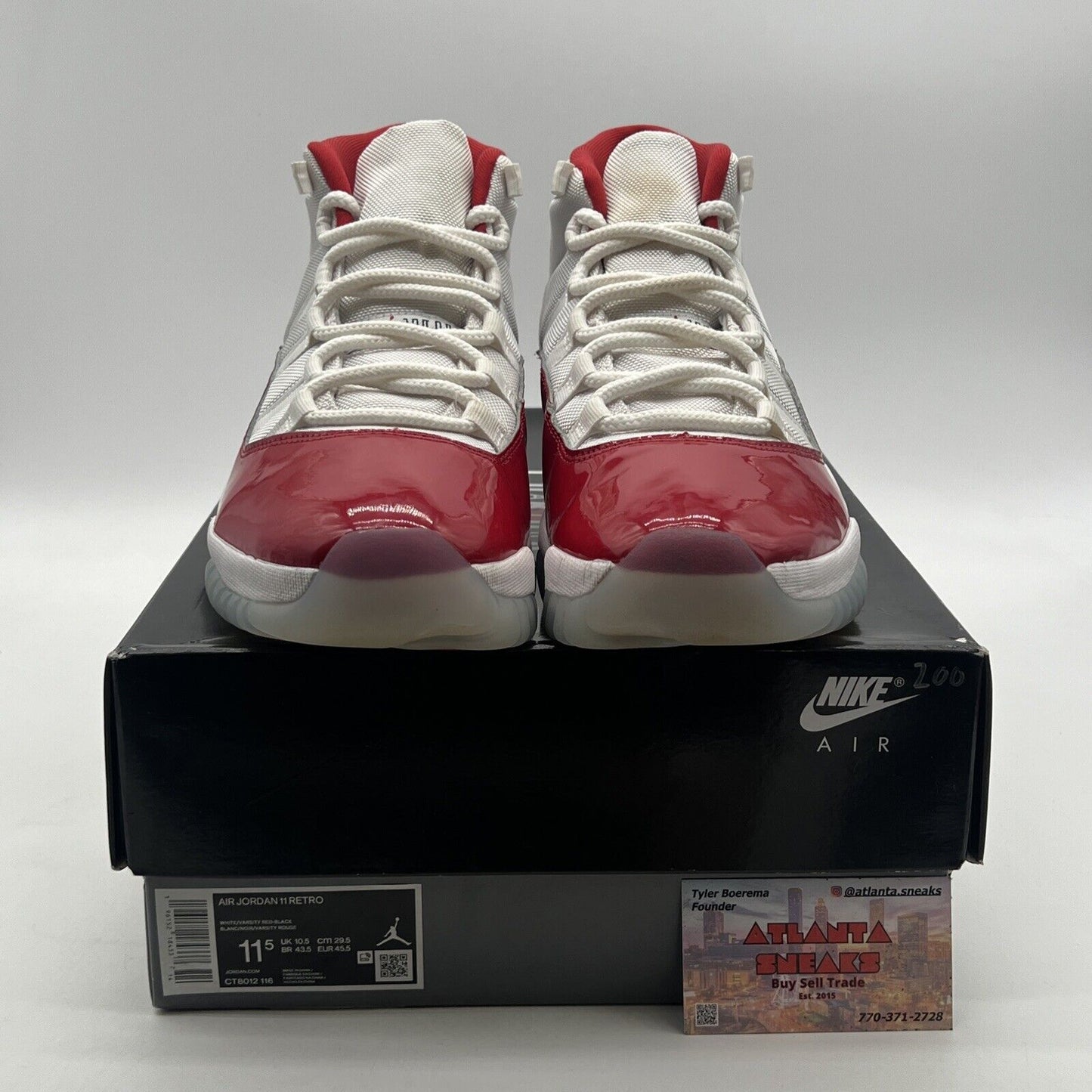 Size 11.5 - Air Jordan 11 Retro High Cherry (CT8012-116)