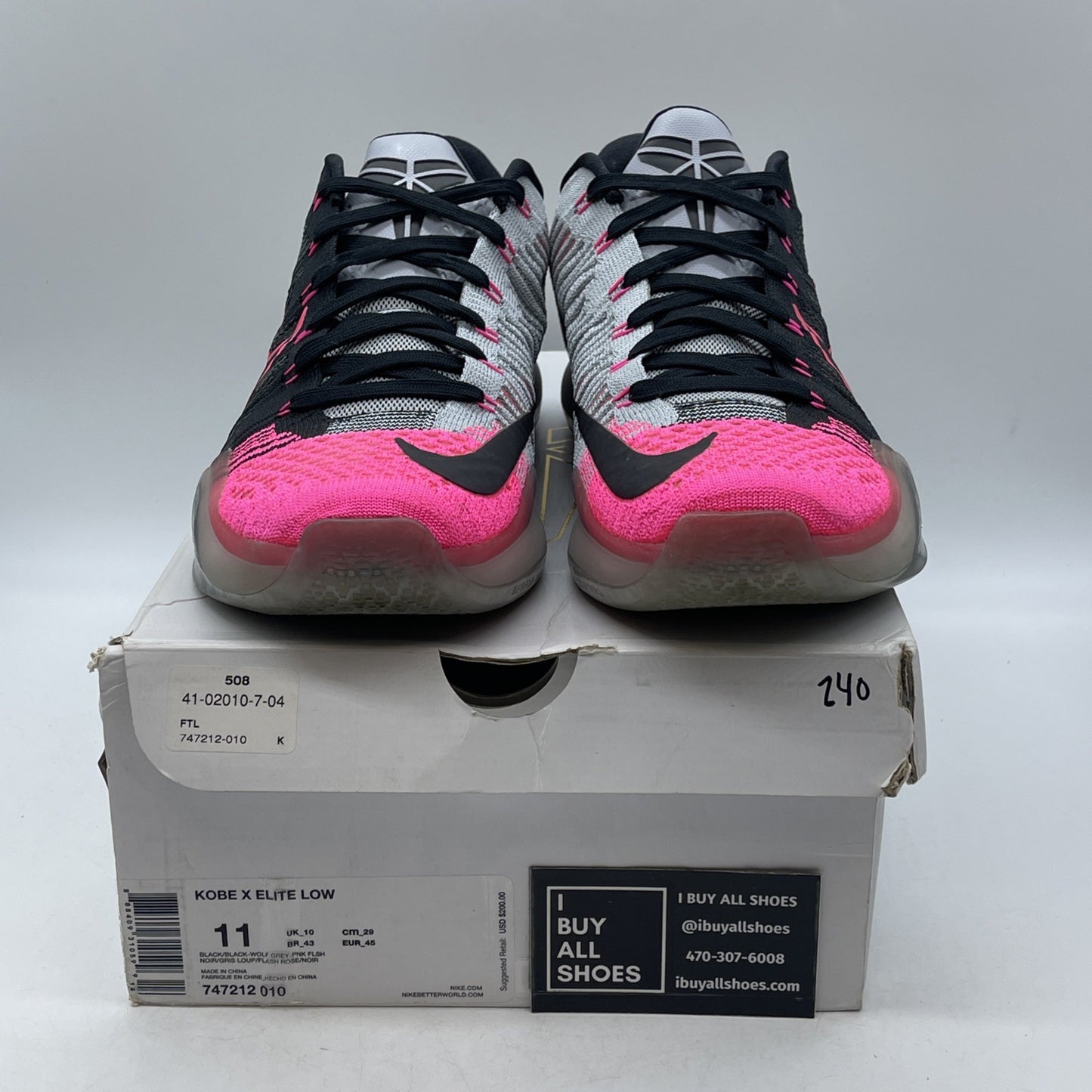 Size 11 - Nike Kobe 10 Elite Mambacurial (747212-010)