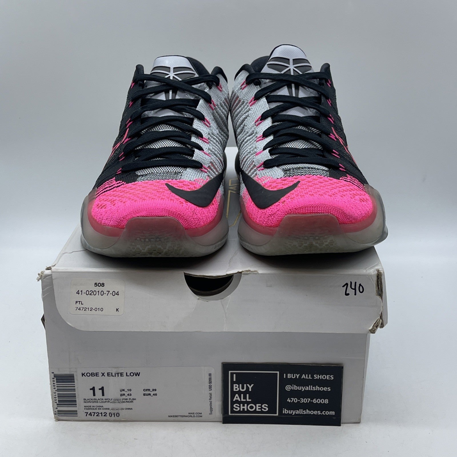 Size 11 - Nike Kobe 10 Elite Mambacurial (747212-010)