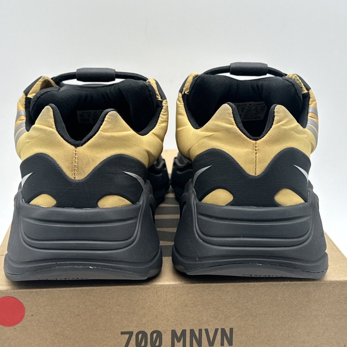 Size 6.5 - Yeezy Boost 700 MNVN Honey Flux Yellow Reflective With Box Black OG