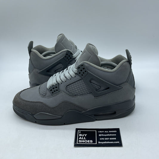 Size 8 - Air Jordan 4 Retro SE Wet Cement Grey Suede (FQ7928-001)