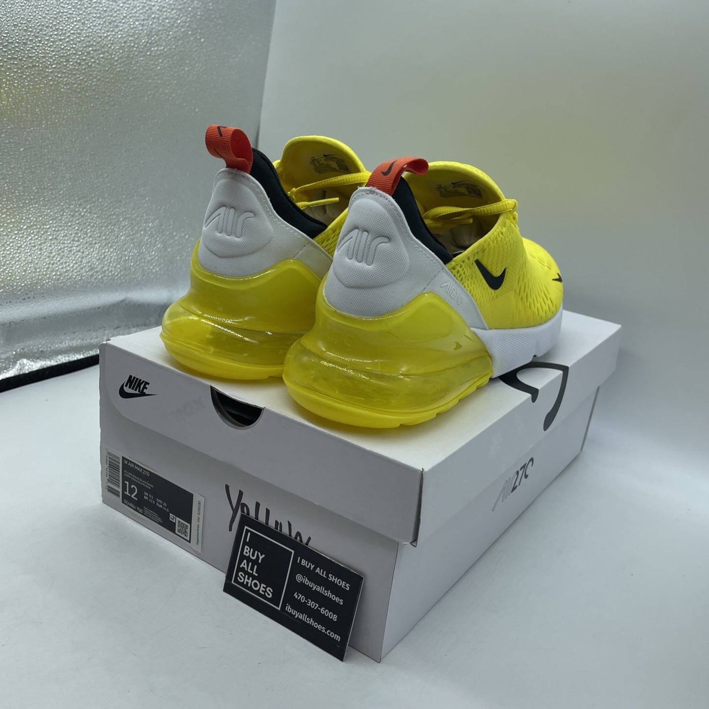 Size 12 - Nike Air Max 270 Yellow Strike (DQ4694-700)